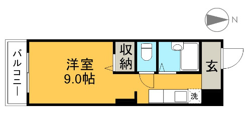 マーガレットパレス 202 間取り図