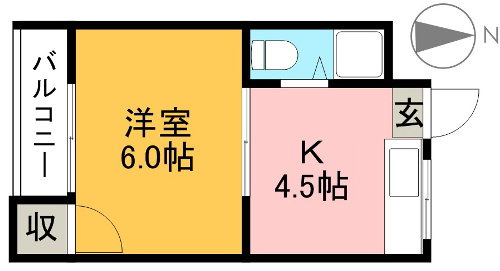 八千代荘 103 間取り図