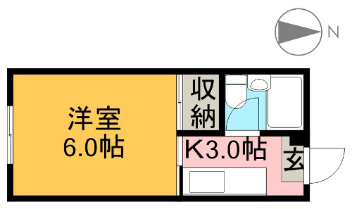 千光寺ハイツ 103 間取り図