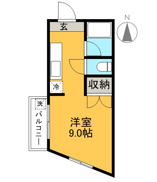 リバーハイツ 305 間取り図