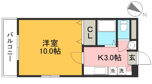 カルテットメナー 301 間取り図