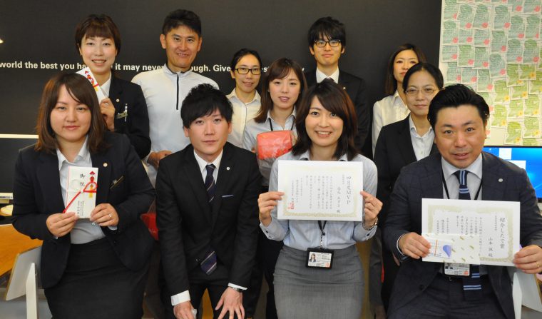 5月度全体朝礼を行いました